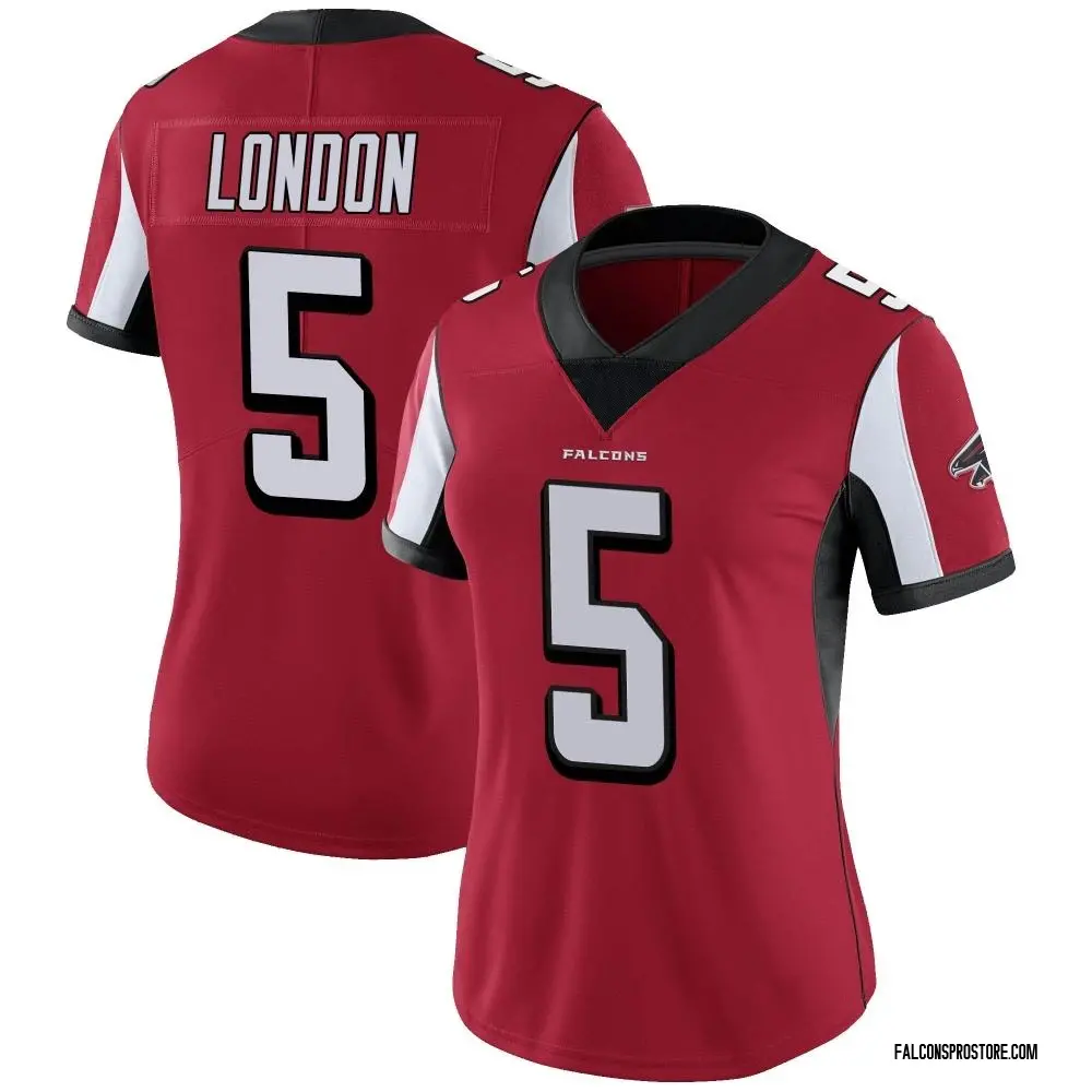 Women's Limited Drake London Atlanta Falcons Red Team Color Vapor Untouchable Jersey