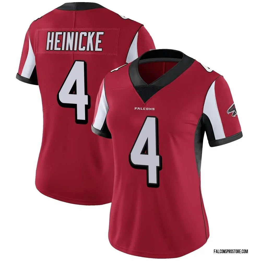 Women's Limited Taylor Heinicke Atlanta Falcons Red Team Color Vapor Untouchable Jersey